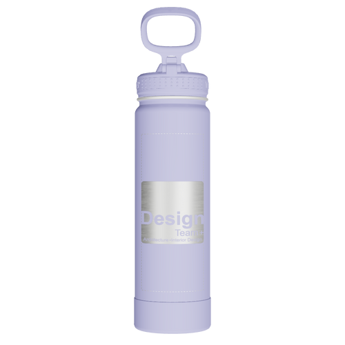 Actives Water Bottle With Straw Lid - customized