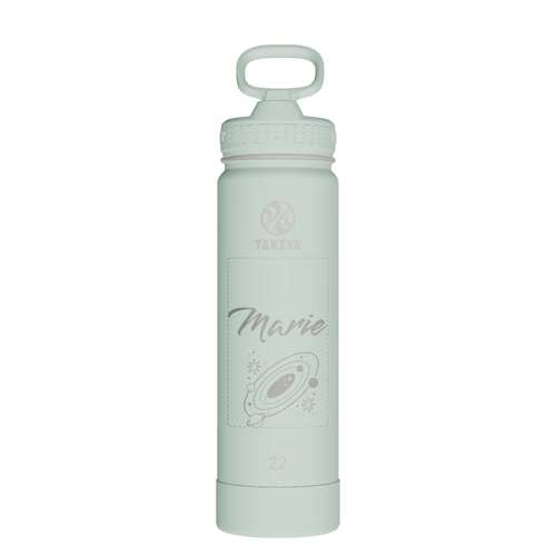Actives Water Bottle With Straw Lid - customized