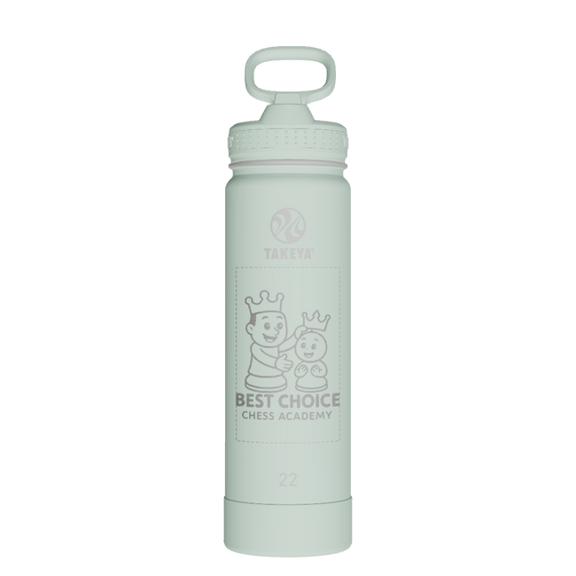 Actives Water Bottle With Straw Lid - customized