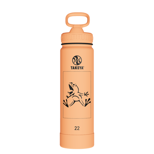 Actives Water Bottle With Straw Lid - customized