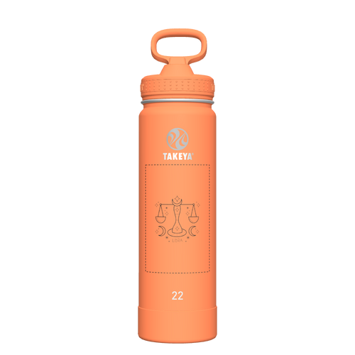 Actives Water Bottle With Straw Lid - customized