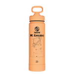 Actives Water Bottle With Straw Lid - customized