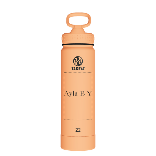 Actives Water Bottle With Straw Lid - customized