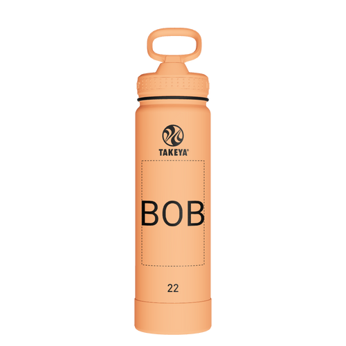Actives Water Bottle With Straw Lid - customized