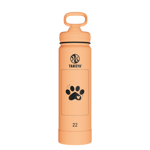 Actives Water Bottle With Straw Lid - customized