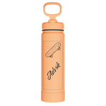 Actives Water Bottle With Straw Lid - customized