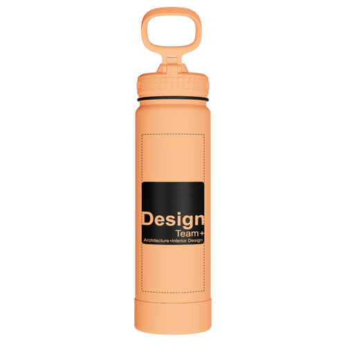 Actives Water Bottle With Straw Lid - customized