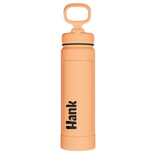 Actives Water Bottle With Straw Lid - customized