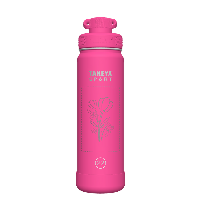 Sport Water Bottle With Spout Lid - customized