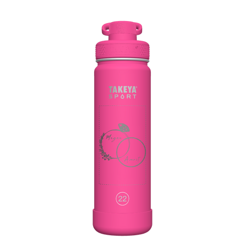 Sport Water Bottle With Spout Lid - customized