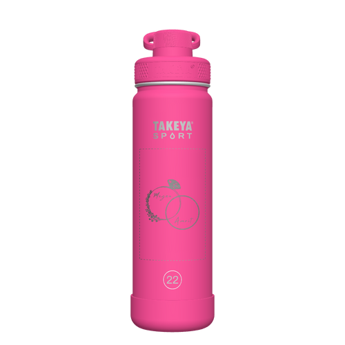 Sport Water Bottle With Spout Lid - customized