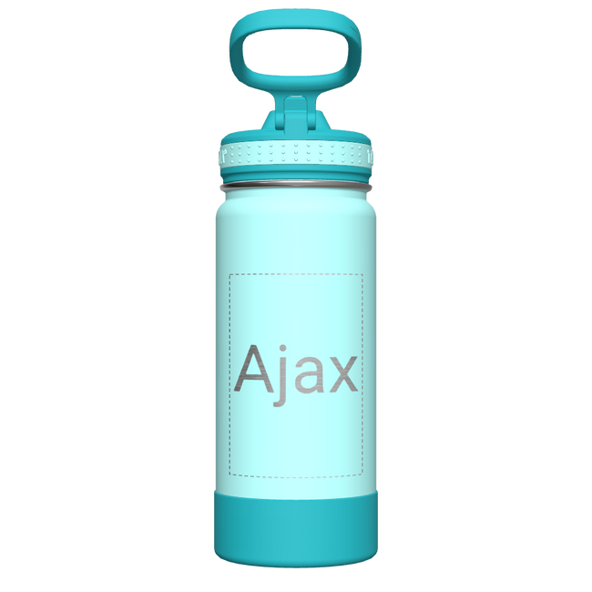 Actives Kids Water Bottle With Straw Lid - customized