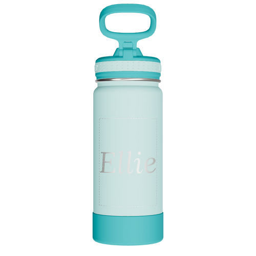 Actives Kids Water Bottle With Straw Lid - customized