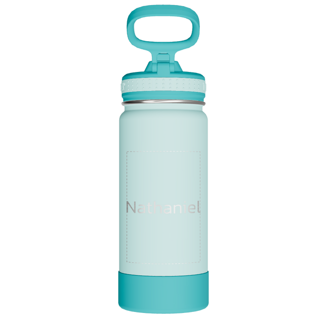 Actives Kids Water Bottle With Straw Lid - customized