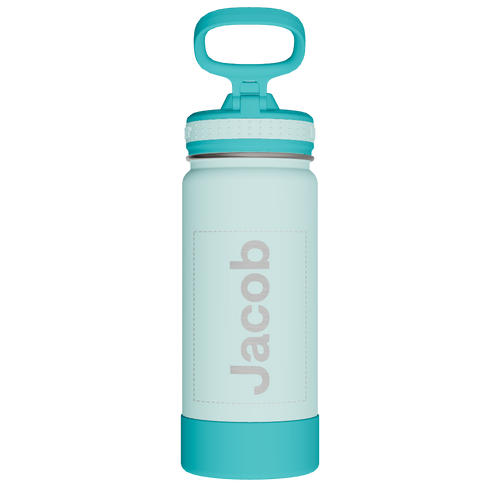 Actives Kids Water Bottle With Straw Lid - customized