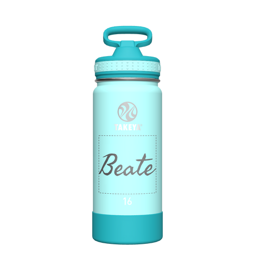 Actives Kids Water Bottle With Straw Lid - customized