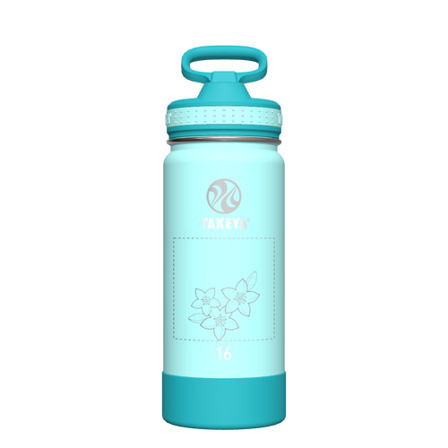 Actives Kids Water Bottle With Straw Lid - customized