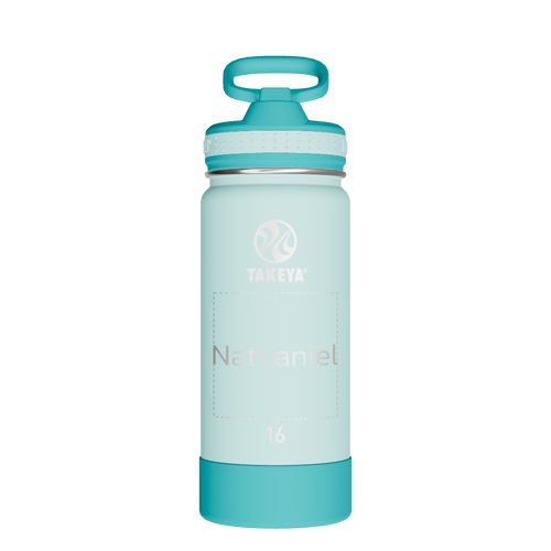 Actives Kids Water Bottle With Straw Lid - customized