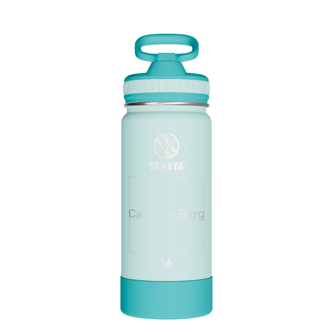 Actives Kids Water Bottle With Straw Lid - customized