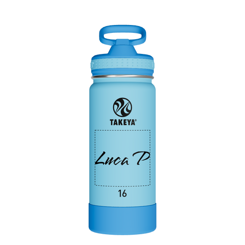 Actives Kids Water Bottle With Straw Lid - customized