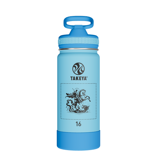 Actives Kids Water Bottle With Straw Lid - customized