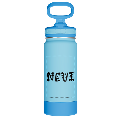 Actives Kids Water Bottle With Straw Lid - customized