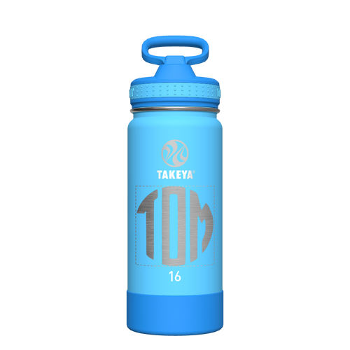 Actives Kids Water Bottle With Straw Lid - customized