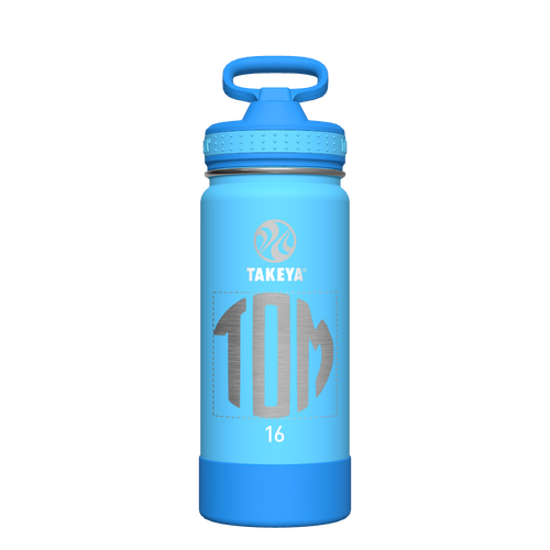 Actives Kids Water Bottle With Straw Lid - customized