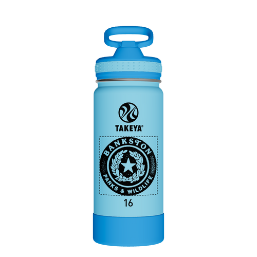 Actives Kids Water Bottle With Straw Lid - customized