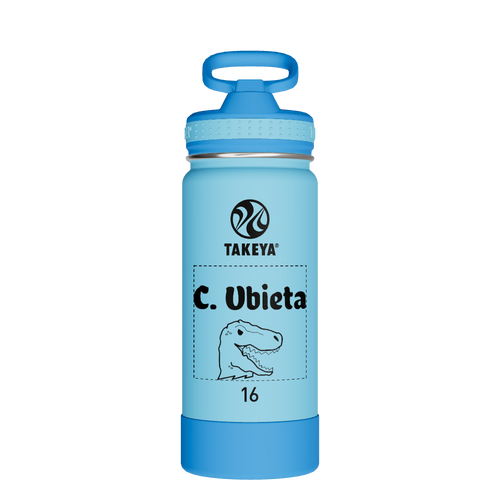 Actives Kids Water Bottle With Straw Lid - customized