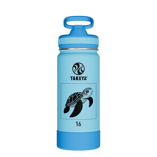 Actives Kids Water Bottle With Straw Lid - customized