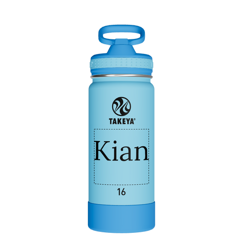 Actives Kids Water Bottle With Straw Lid - customized