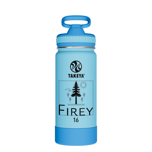 Actives Kids Water Bottle With Straw Lid - customized