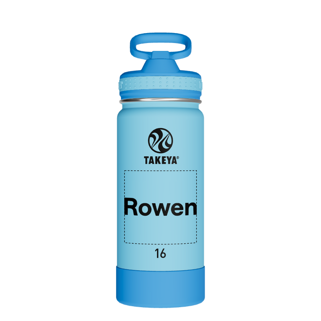 Actives Kids Water Bottle With Straw Lid - customized