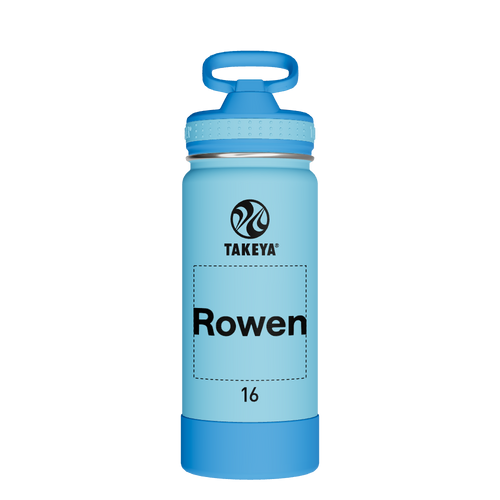 Actives Kids Water Bottle With Straw Lid - customized