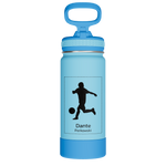 Actives Kids Water Bottle With Straw Lid - customized