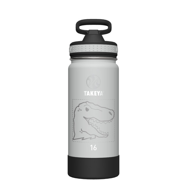 Actives Kids Water Bottle With Straw Lid - customized