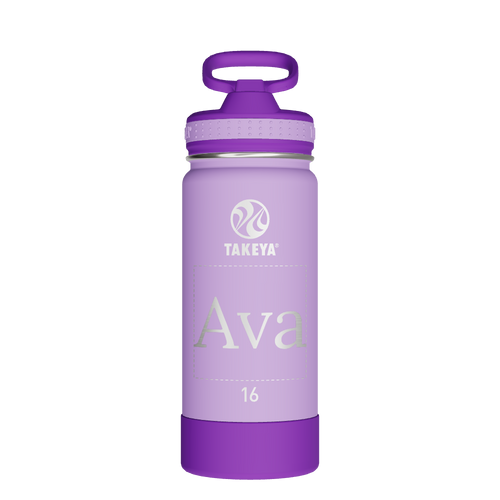 Actives Kids Water Bottle With Straw Lid - customized