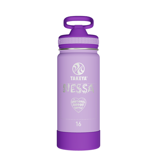 Actives Kids Water Bottle With Straw Lid - customized