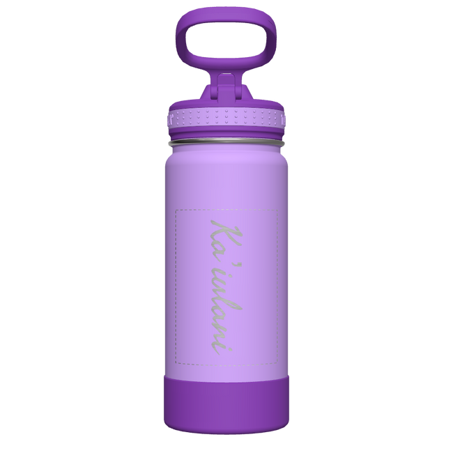 Actives Kids Water Bottle With Straw Lid - customized