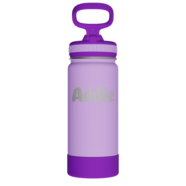 Actives Kids Water Bottle With Straw Lid - customized