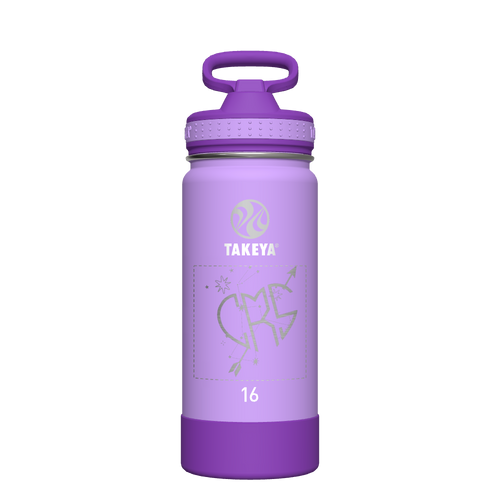 Actives Kids Water Bottle With Straw Lid - customized