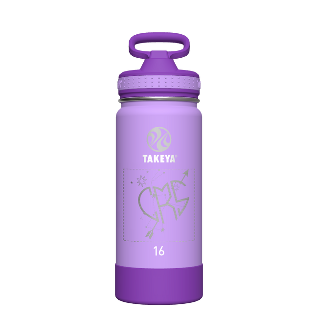 Actives Kids Water Bottle With Straw Lid - customized