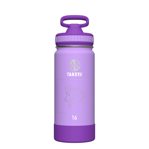 Actives Kids Water Bottle With Straw Lid - customized