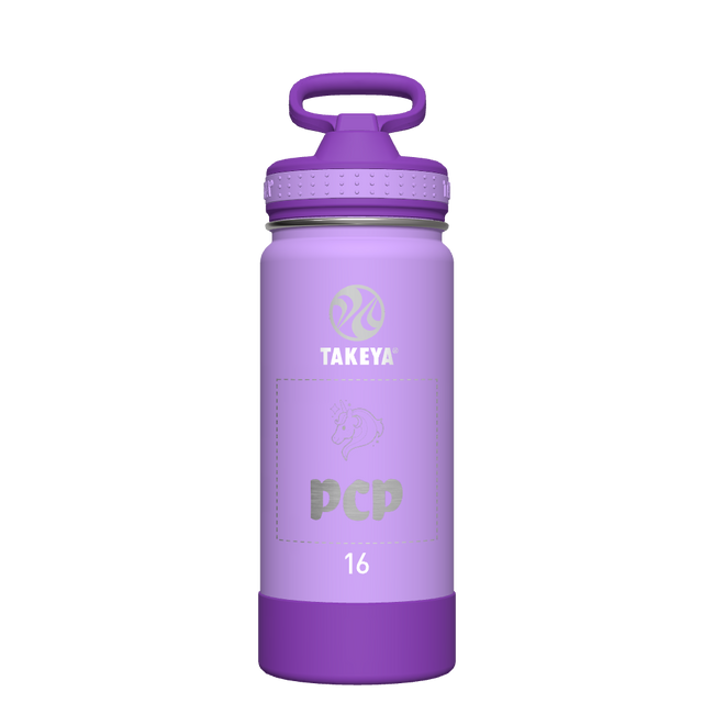 Actives Kids Water Bottle With Straw Lid - customized