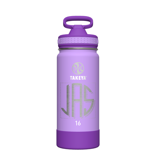 Actives Kids Water Bottle With Straw Lid - customized
