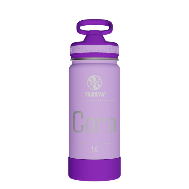 Actives Kids Water Bottle With Straw Lid - customized