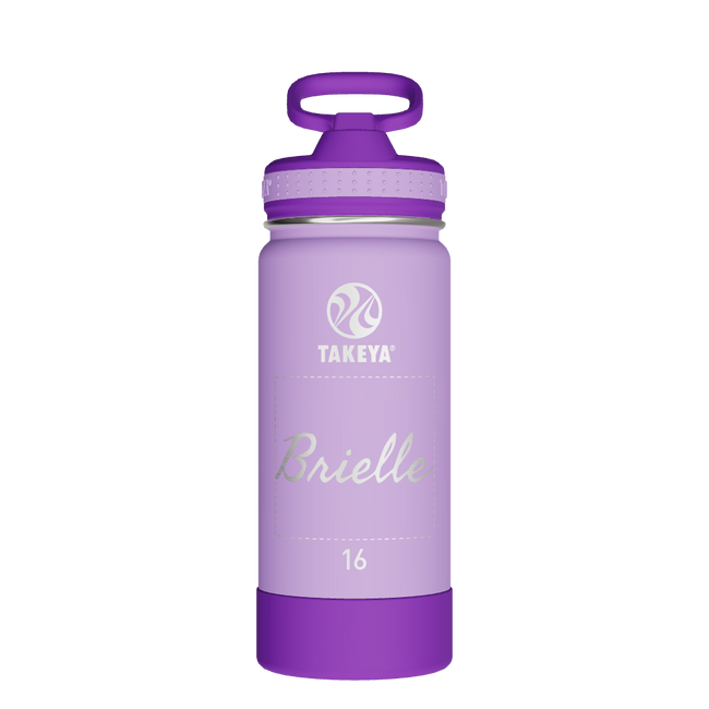 Actives Kids Water Bottle With Straw Lid - customized