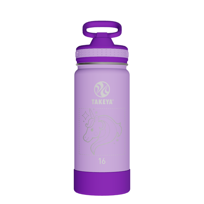 Actives Kids Water Bottle With Straw Lid - customized