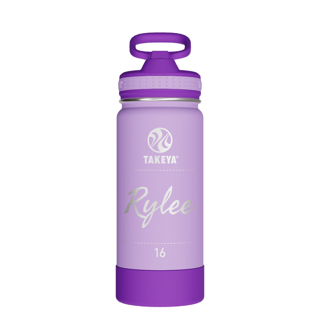 Actives Kids Water Bottle With Straw Lid - customized